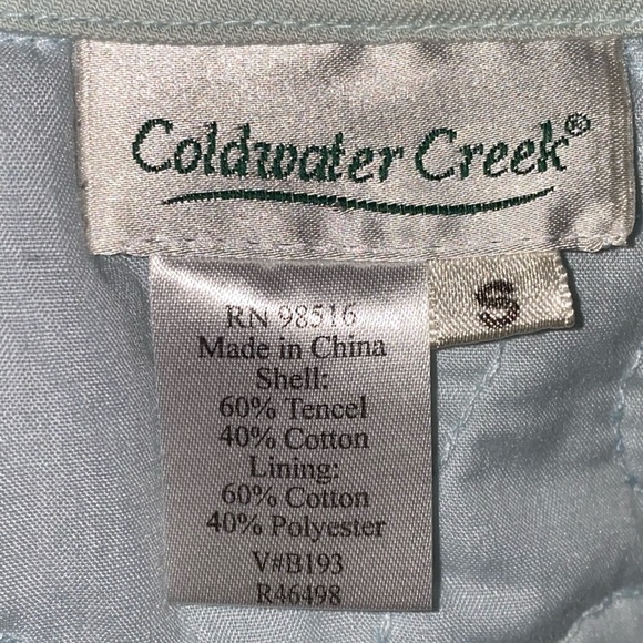 Coldwater Creek Quilted Vest Small - Picture 6 of 9